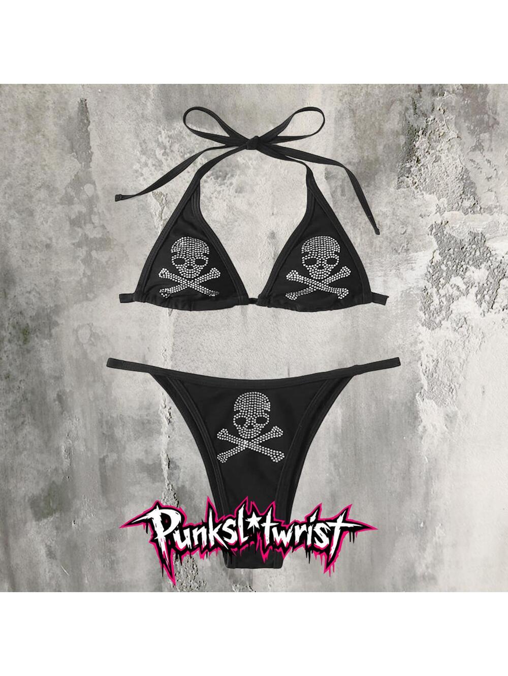 skull bikini set